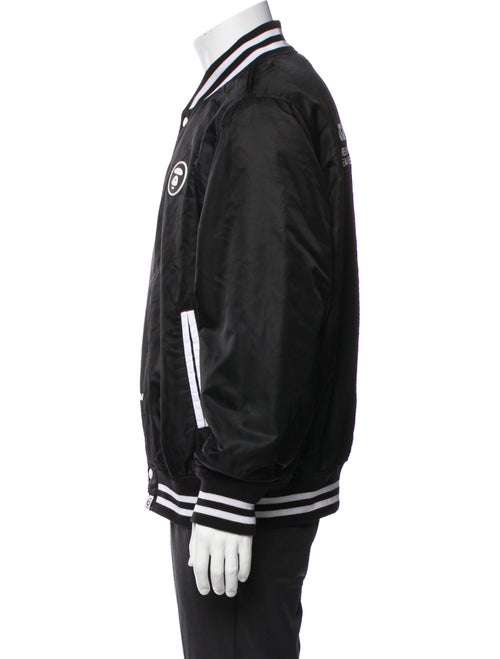 Aape by A Bathing Ape Striped Bomber Jacket