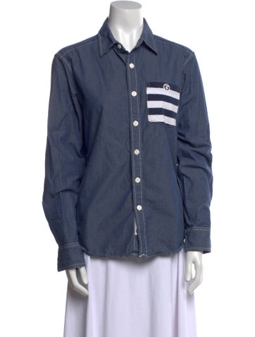 Aape by A Bathing Ape Tops Long Sleeve Button-Up Top M