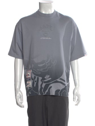 Aape by A Bathing Ape Graphic Print Crew Neck T-Shirt