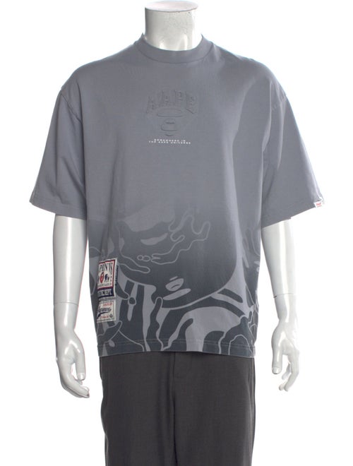 Aape by A Bathing Ape Graphic Print Crew Neck T-Shirt