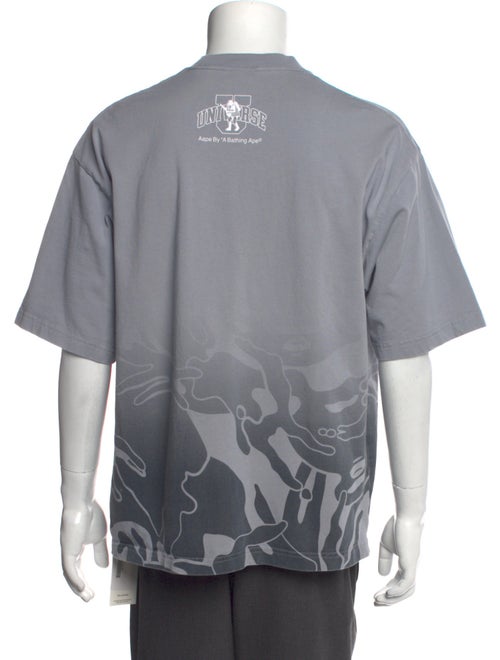 Aape by A Bathing Ape Graphic Print Crew Neck T-Shirt