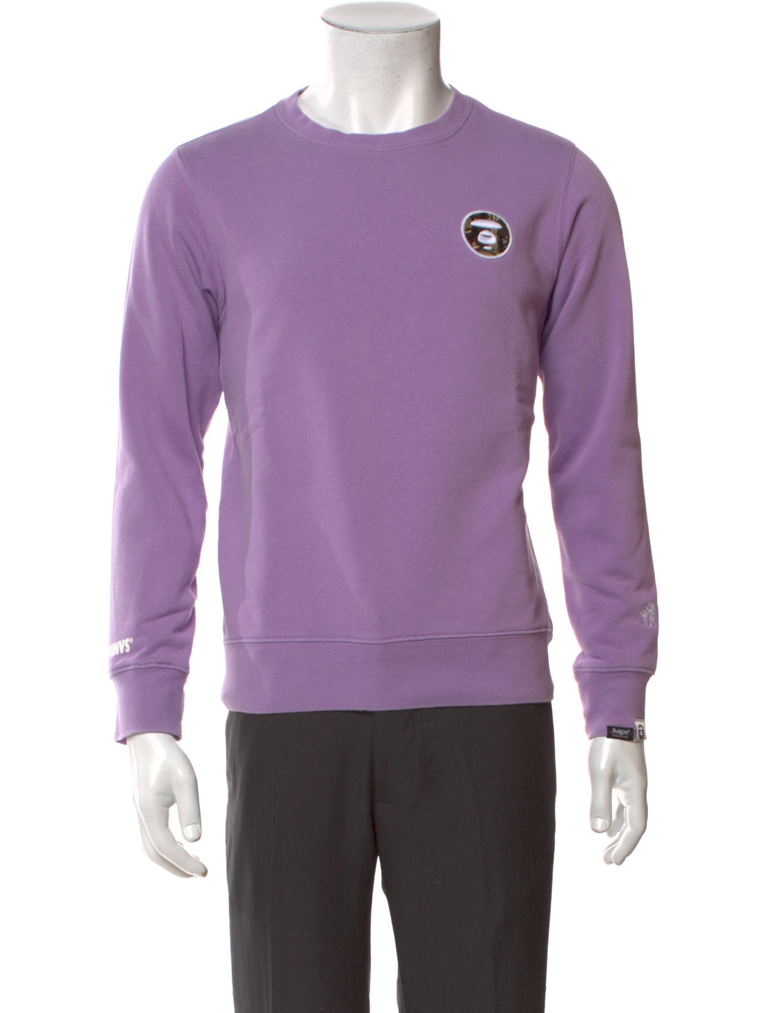 Aape by A Bathing Ape Moon Face Graphic Print Pullover