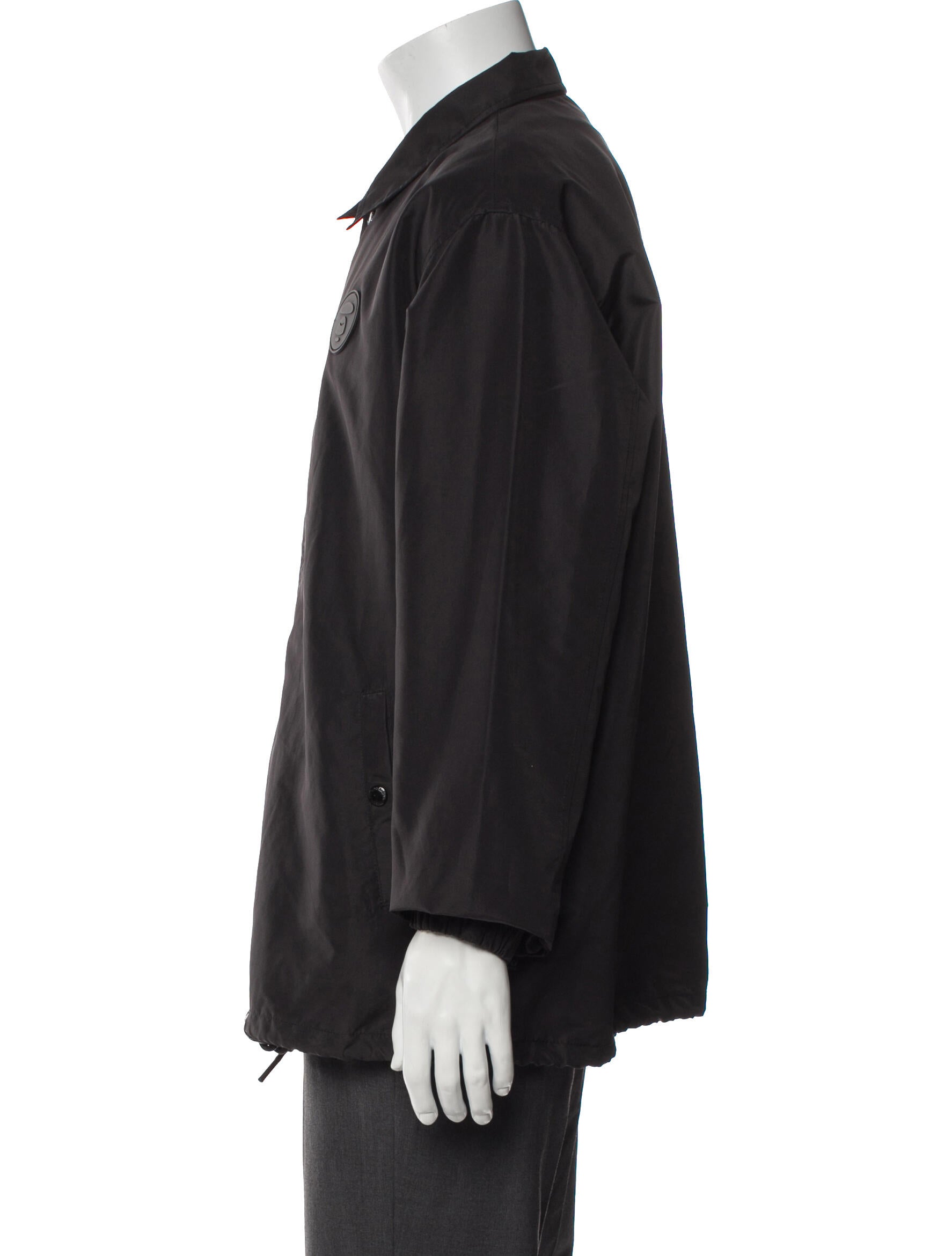 Aape by A Bathing Ape Logo Coaches Graphic Print Utility Jacket