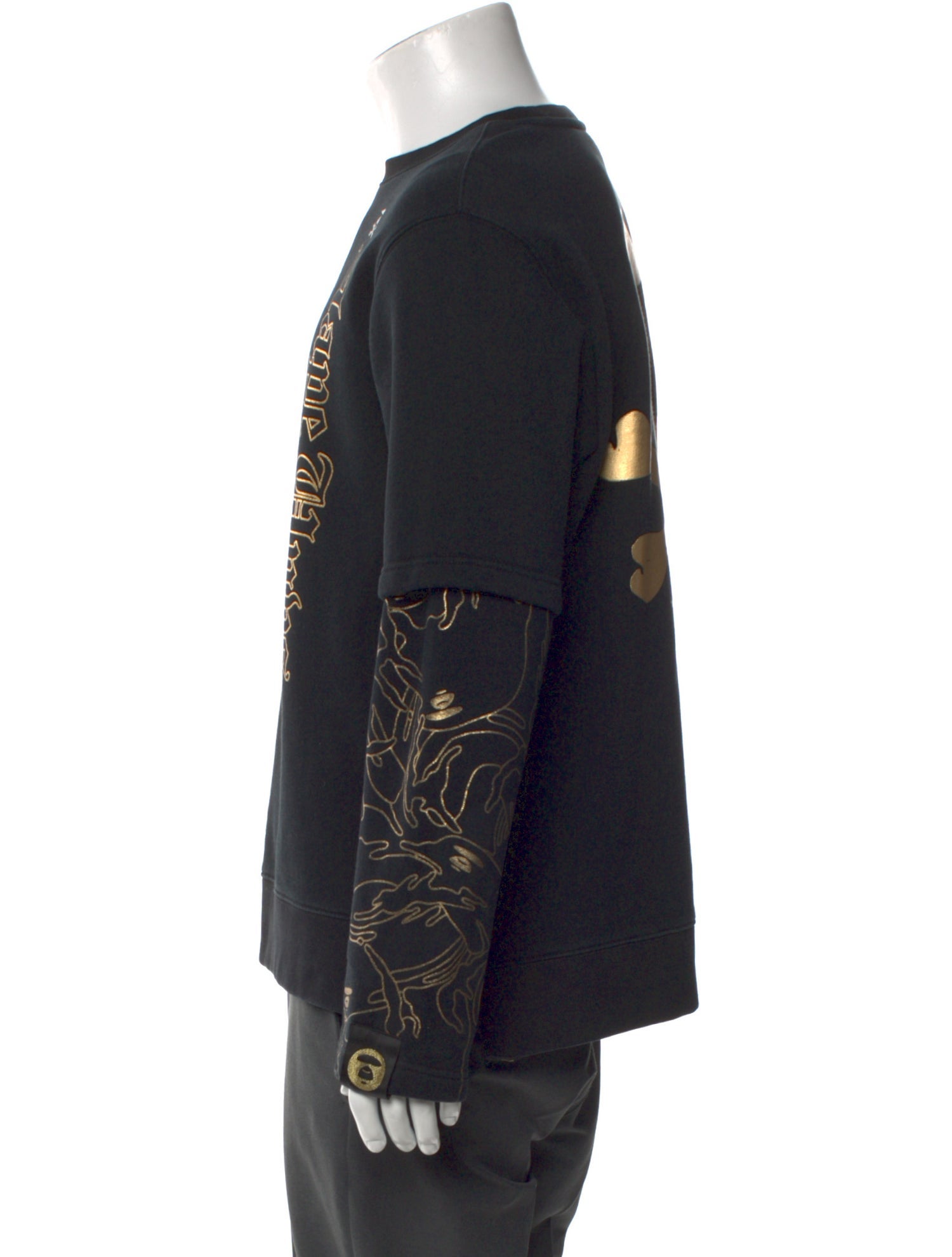 Aape by A Bathing Ape Graphic Print Crew Neck Sweatshirt