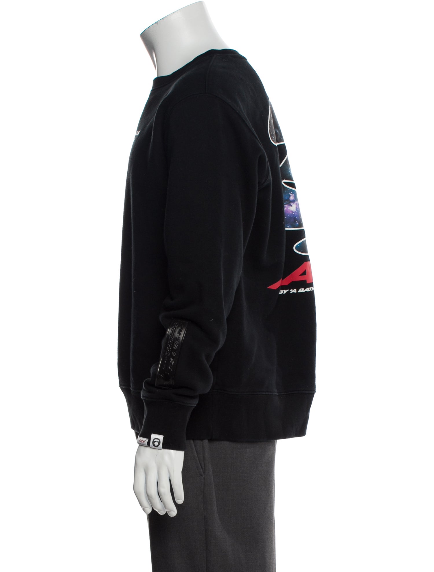 Aape by A Bathing Ape Graphic Print Crew Neck Pullover
