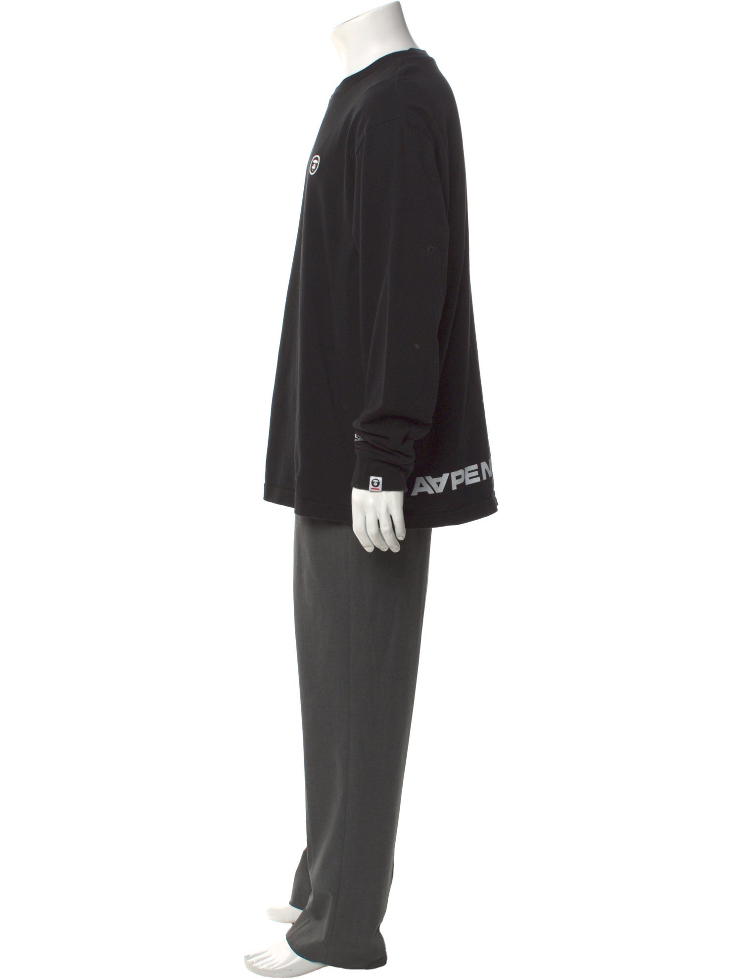 Aape by A Bathing Ape Crew Neck Long Sleeve Henley