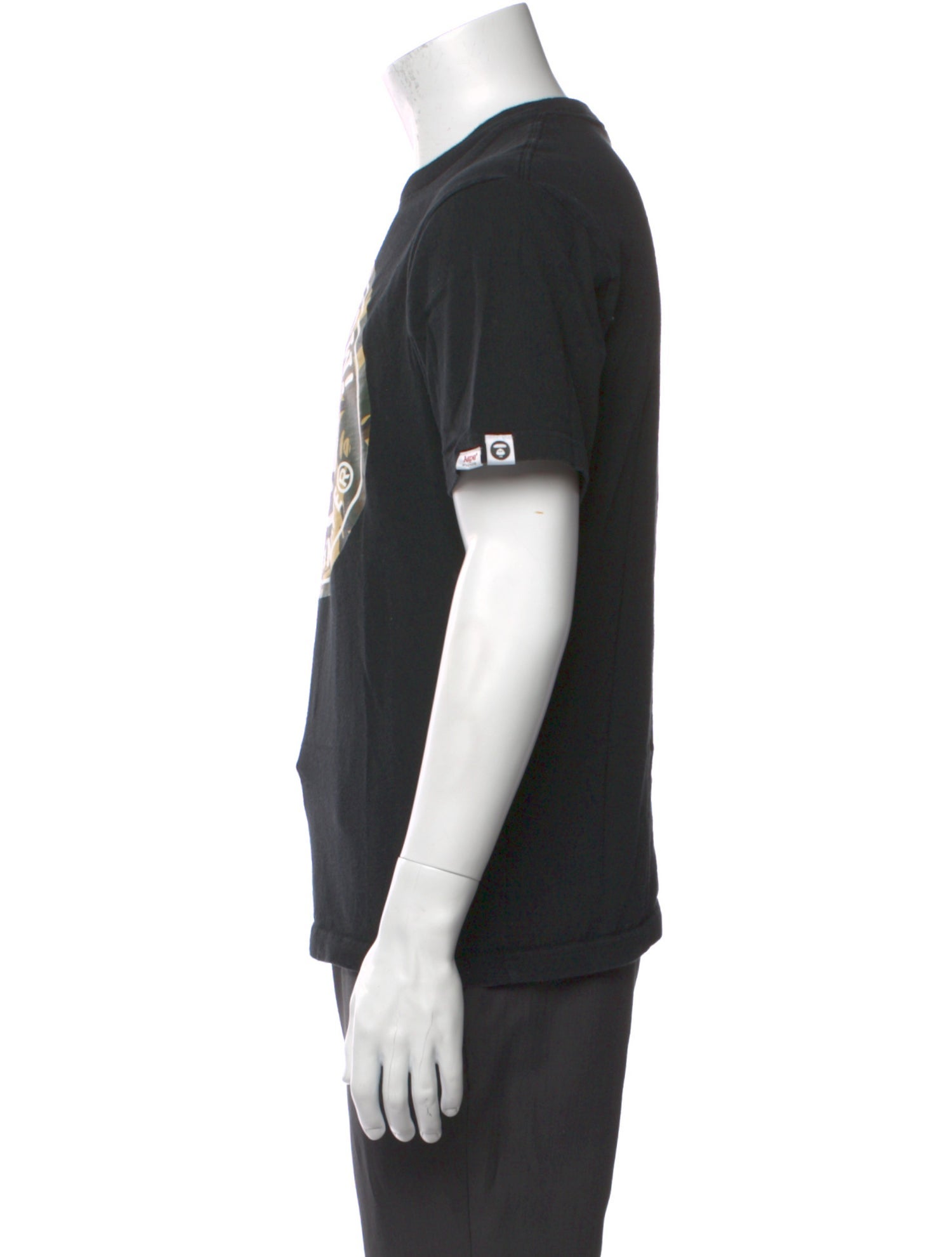 Aape by A Bathing Ape Graphic Print Crew Neck T-Shirt