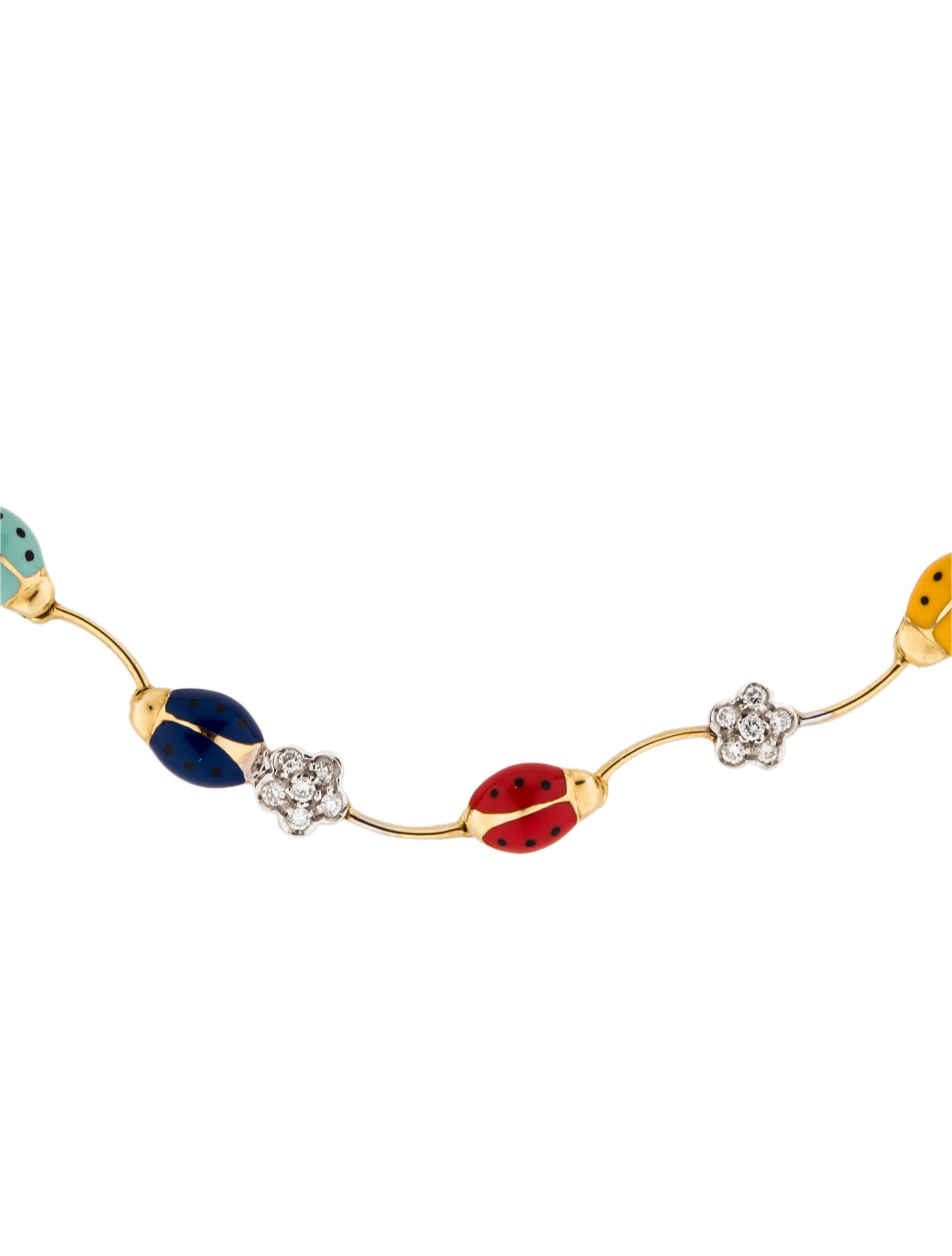 Aaron Basha Ladybug Necklace Necklaces AAR20051 The RealReal