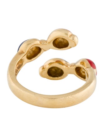 Aaron Basha 18K Ladybug Band