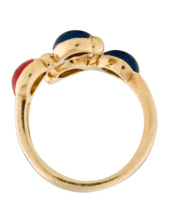 Aaron Basha 18K Ladybug Band