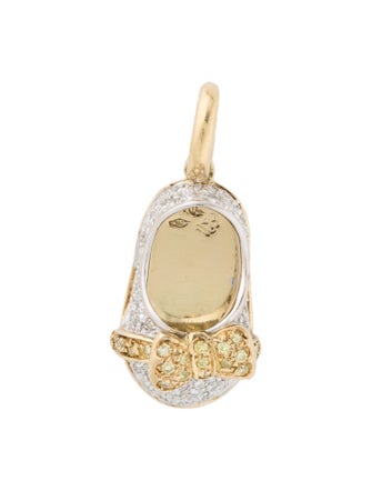 Aaron Basha 18K Diamond Shoe Charm