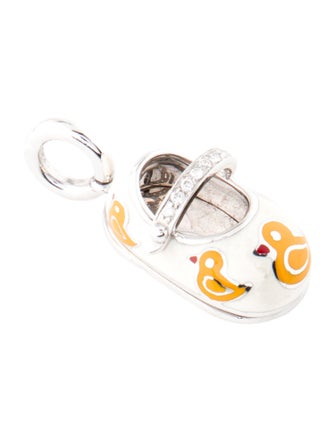 Aaron Basha Diamond Rubber Duckie Shoe