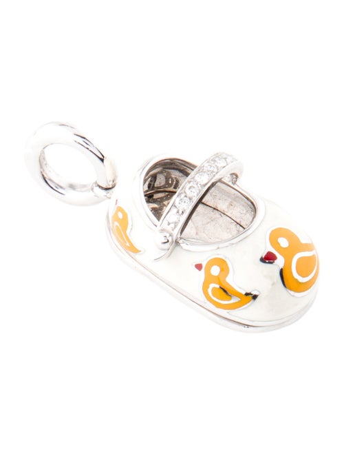 Aaron Basha Diamond Rubber Duckie Shoe