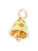 Aaron Basha 18K Diamond & Enamel Bell Charm