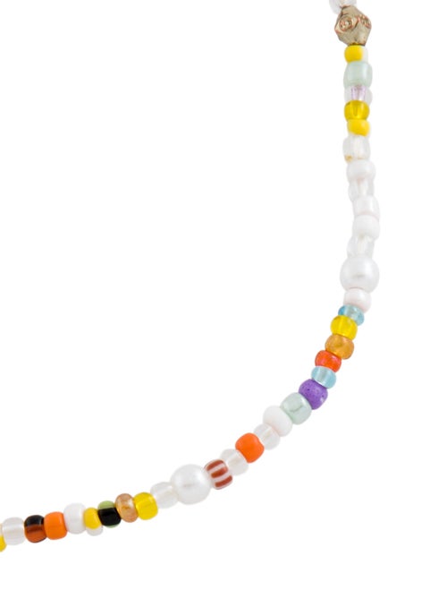 Aaron Basha Beaded Stretch Choker Necklace