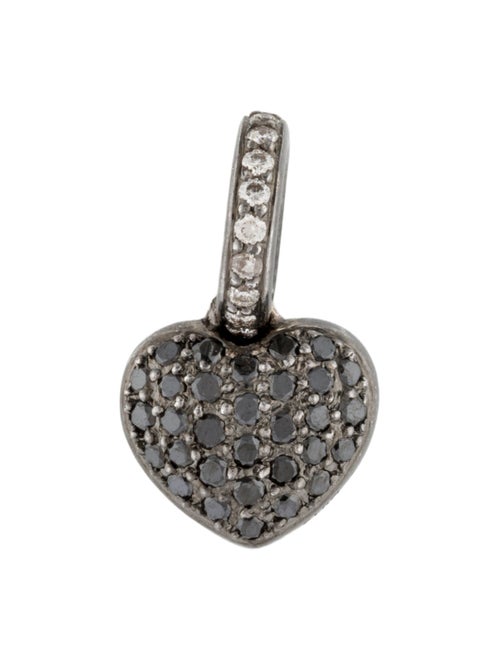 Aaron Basha 18K Diamond Heart Pendant
