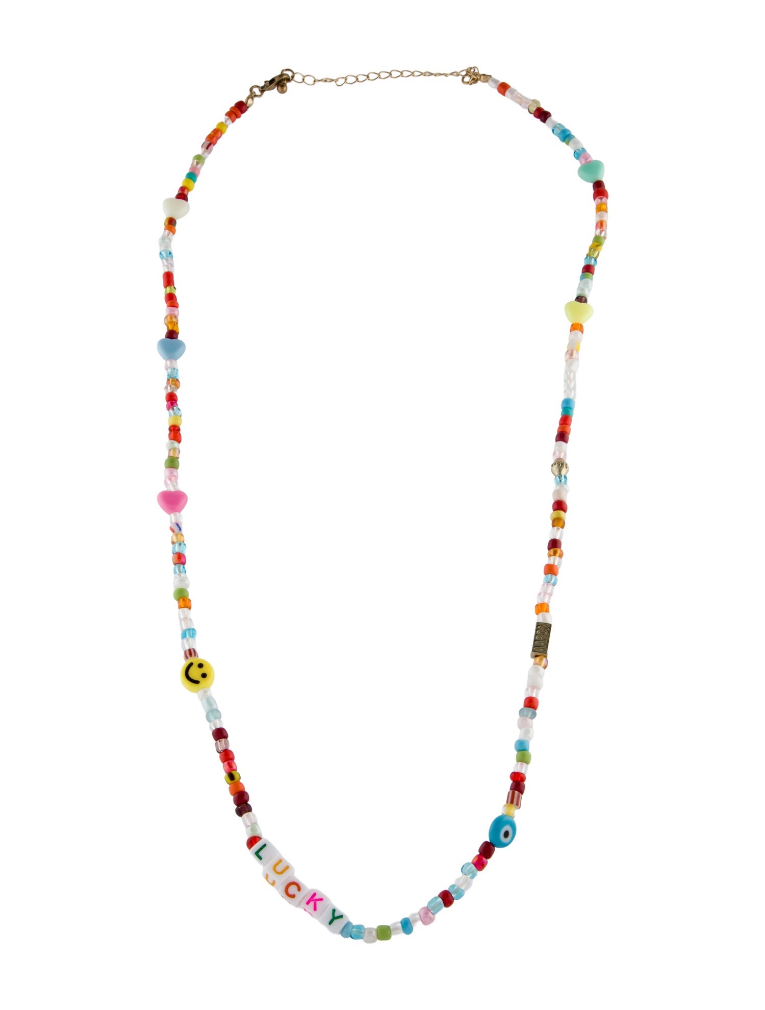 Aaron Basha Colorful Beaded Lucky Necklace