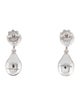 Aaron Basha 18K Diamond & Enamel Ladybug Hear Drop Earrings