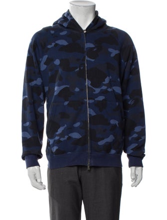 A Bathing Ape Classics Camo Camouflage Print Hoodie