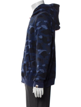 A Bathing Ape Classics Camo Camouflage Print Hoodie