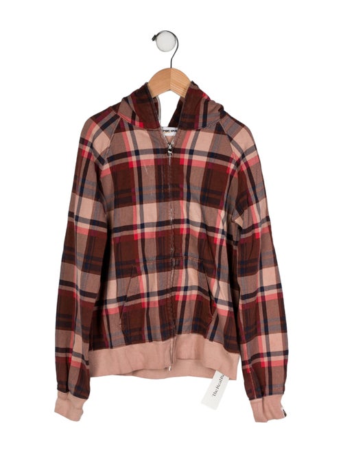 A Bathing Ape Classics Plaid Print Long Sleeve Sweatshirt
