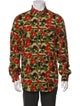 A Bathing Ape Classics Fire Camo Floral Print Shirt