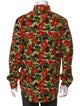 A Bathing Ape Classics Fire Camo Floral Print Shirt