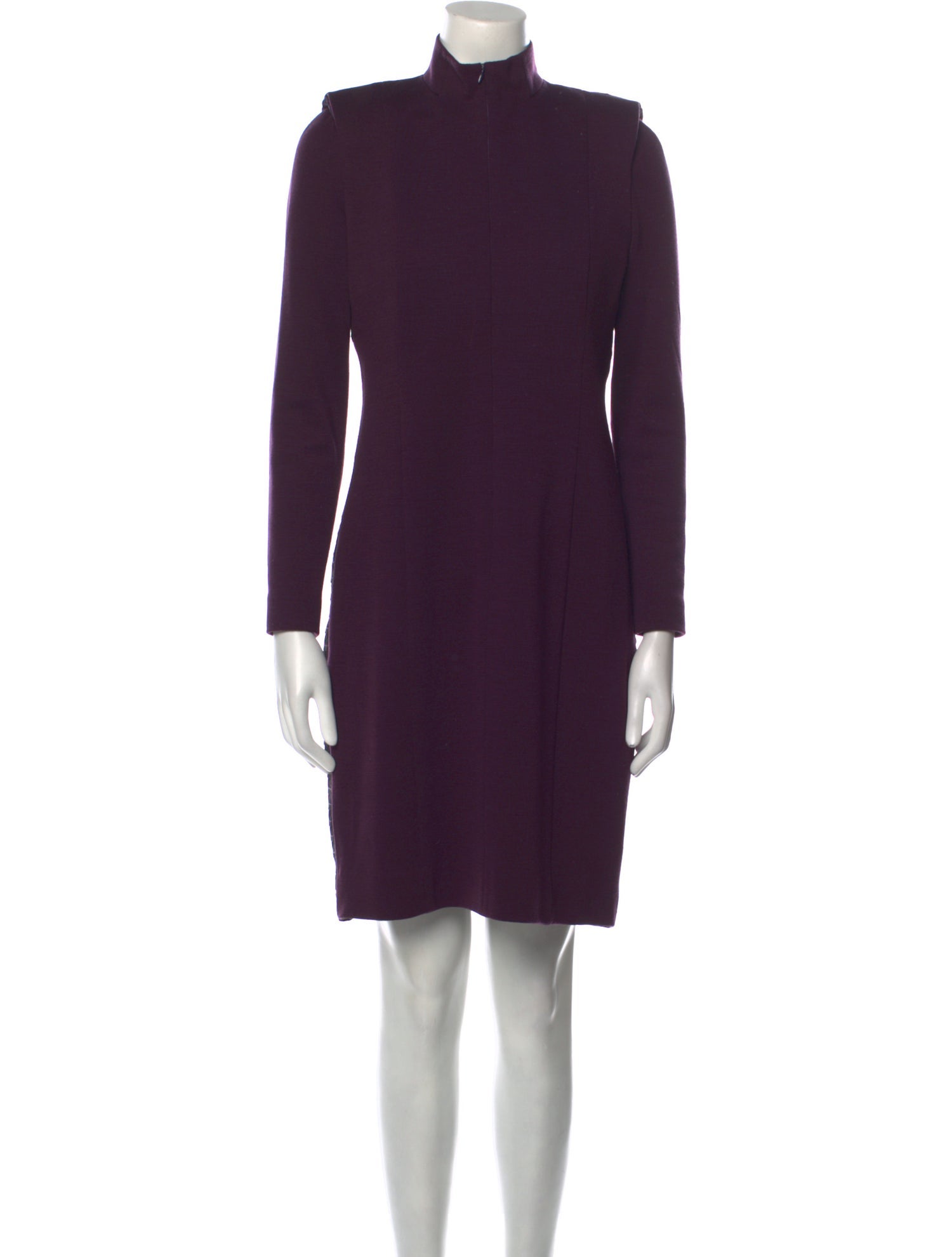 Akris x Bergdorf Goodman Wool Knee-Length Dress