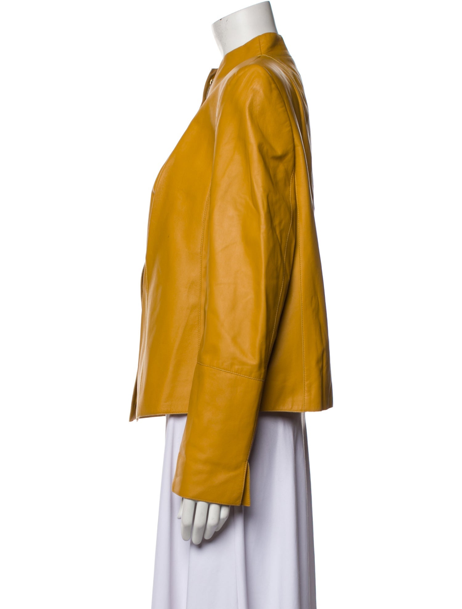 Akris x Bergdorf Goodman Calf Leather Jacket