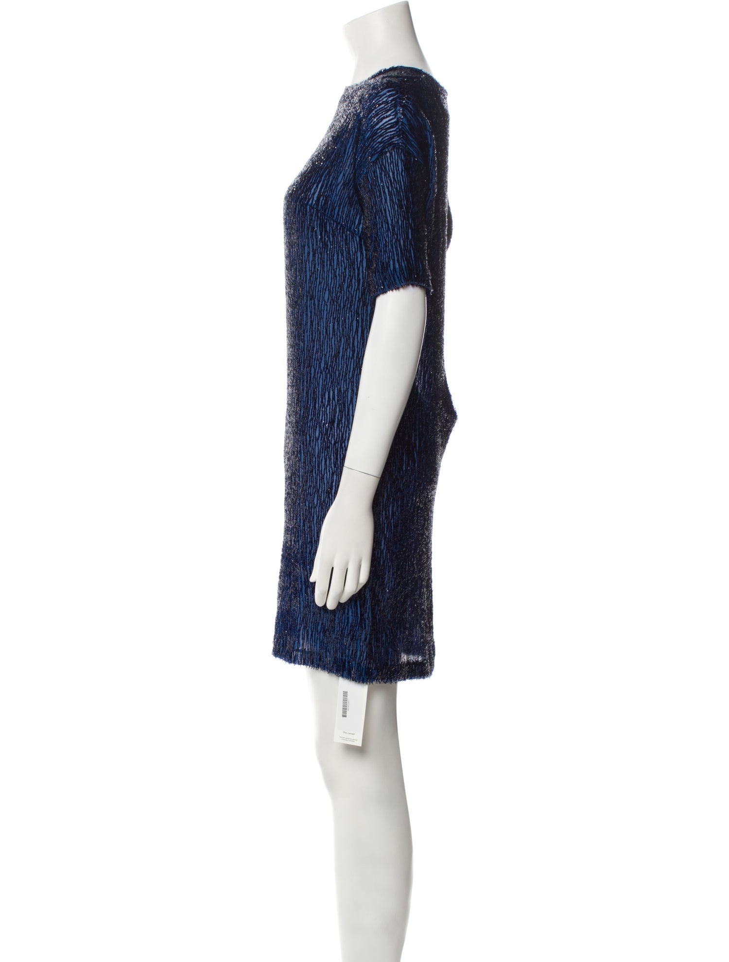 Akris x Bergdorf Goodman Crew Neck Mini Dress