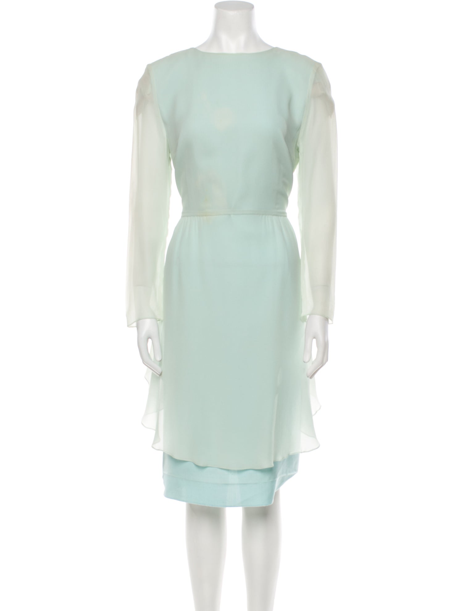 Akris x Bergdorf Goodman Silk Midi Length Dress