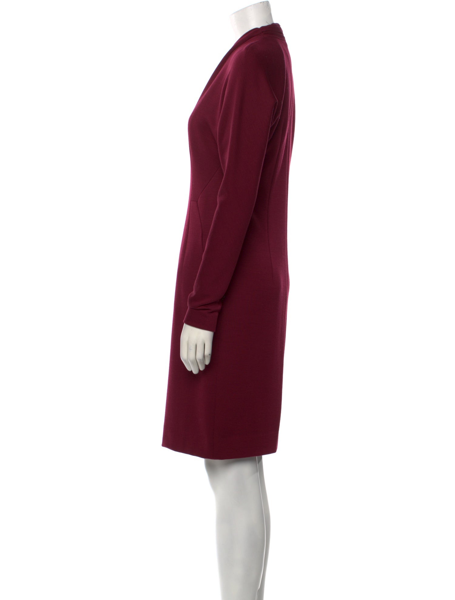 Akris x Bergdorf Goodman Wool Knee-Length Dress