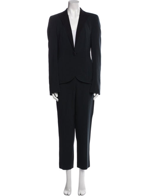 Akris x Bergdorf Goodman Wool Pantsuit