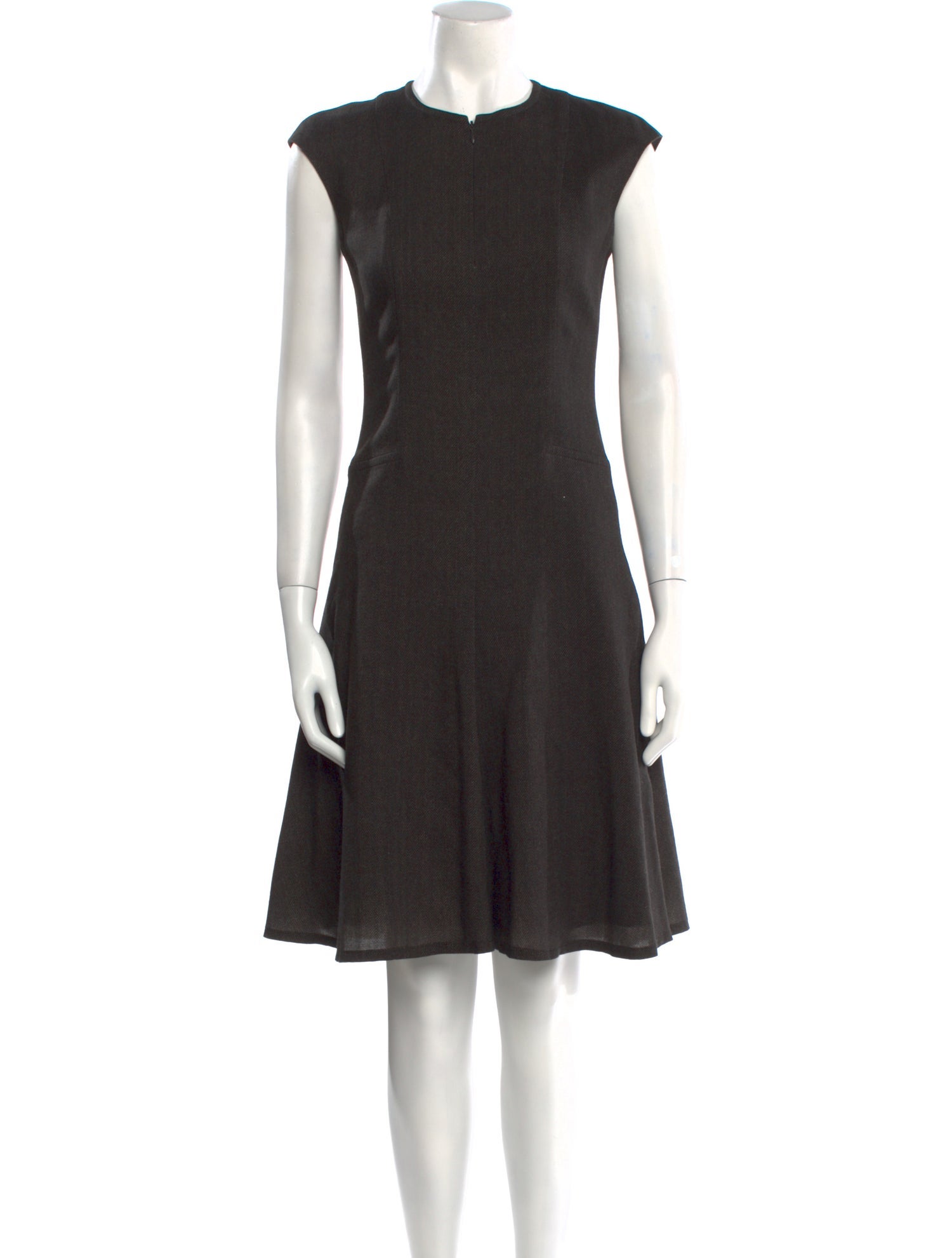 Akris x Bergdorf Goodman Wool Knee-Length Dress