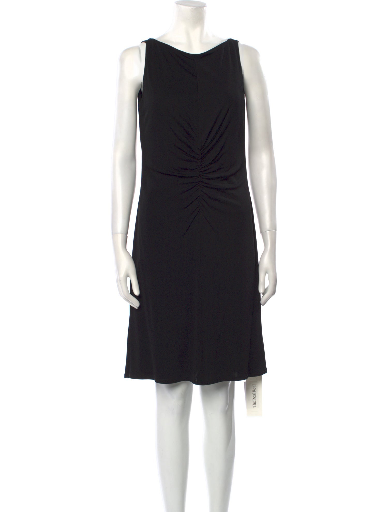 Akris x Bergdorf Goodman Bateau Neckline Mini Dress