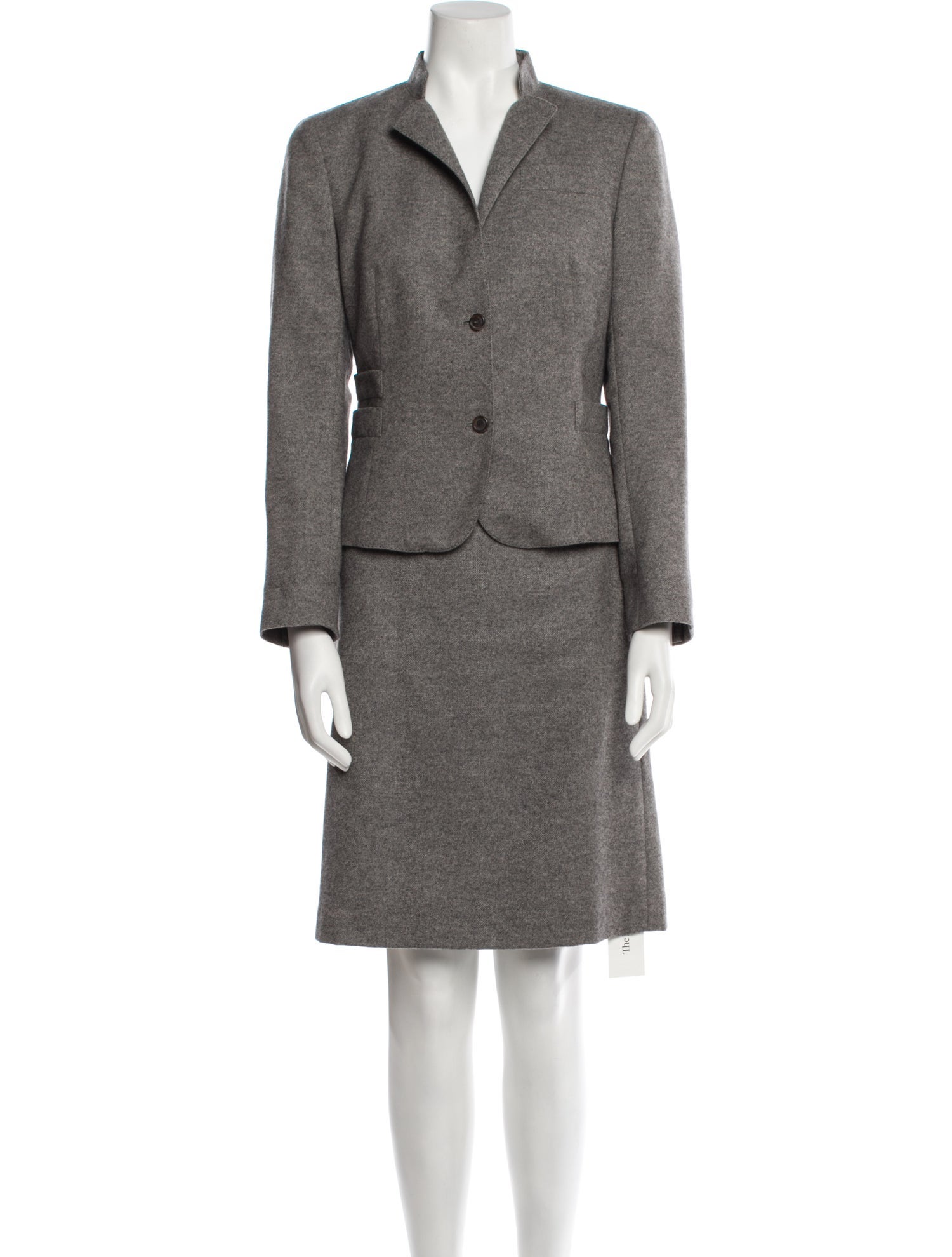 Akris x Bergdorf Goodman Cashmere Skirt Set