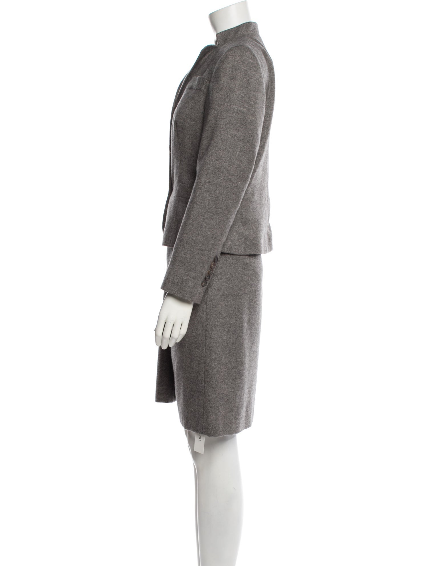 Akris x Bergdorf Goodman Cashmere Skirt Set
