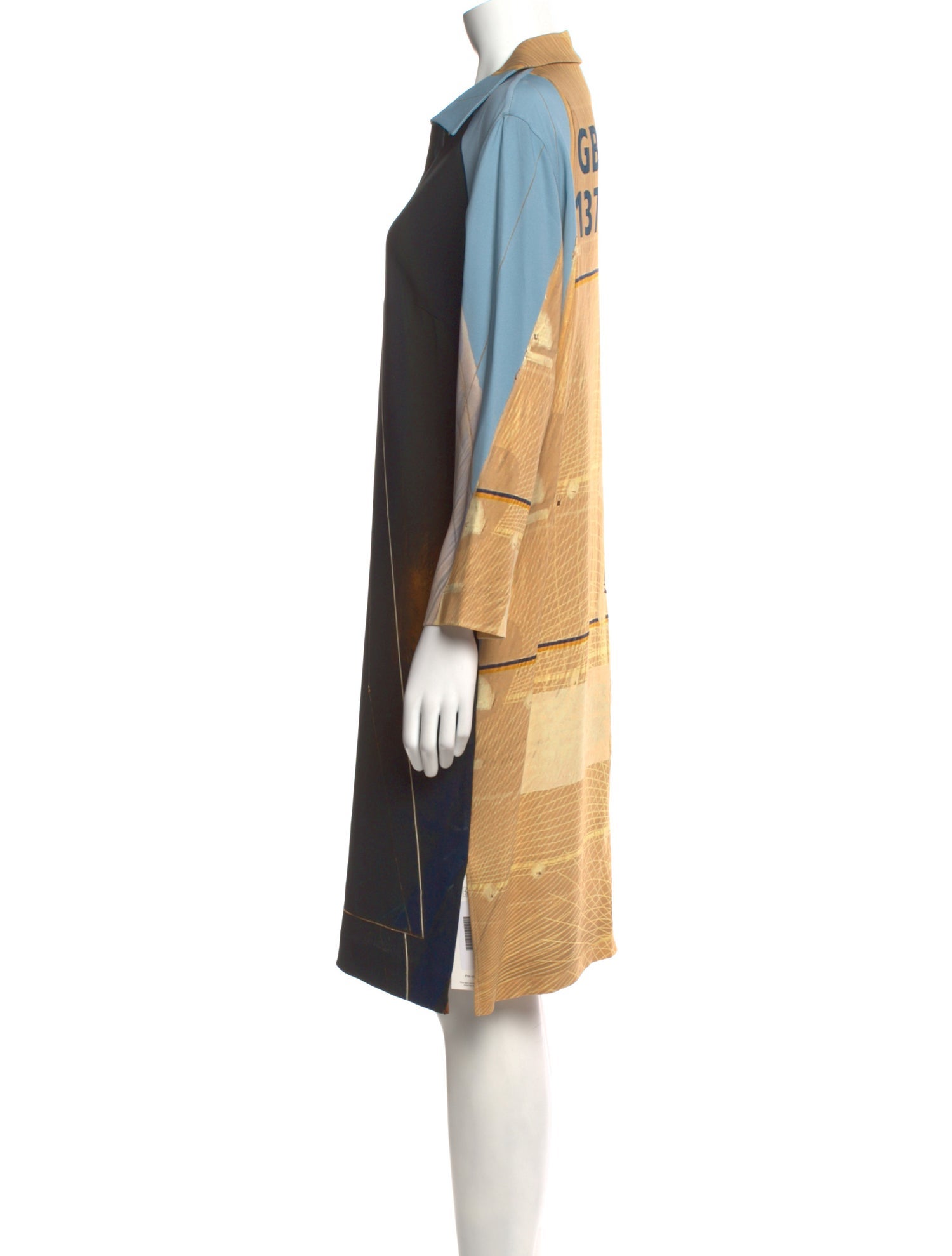 Akris x Bergdorf Goodman Printed Knee-Length Dress