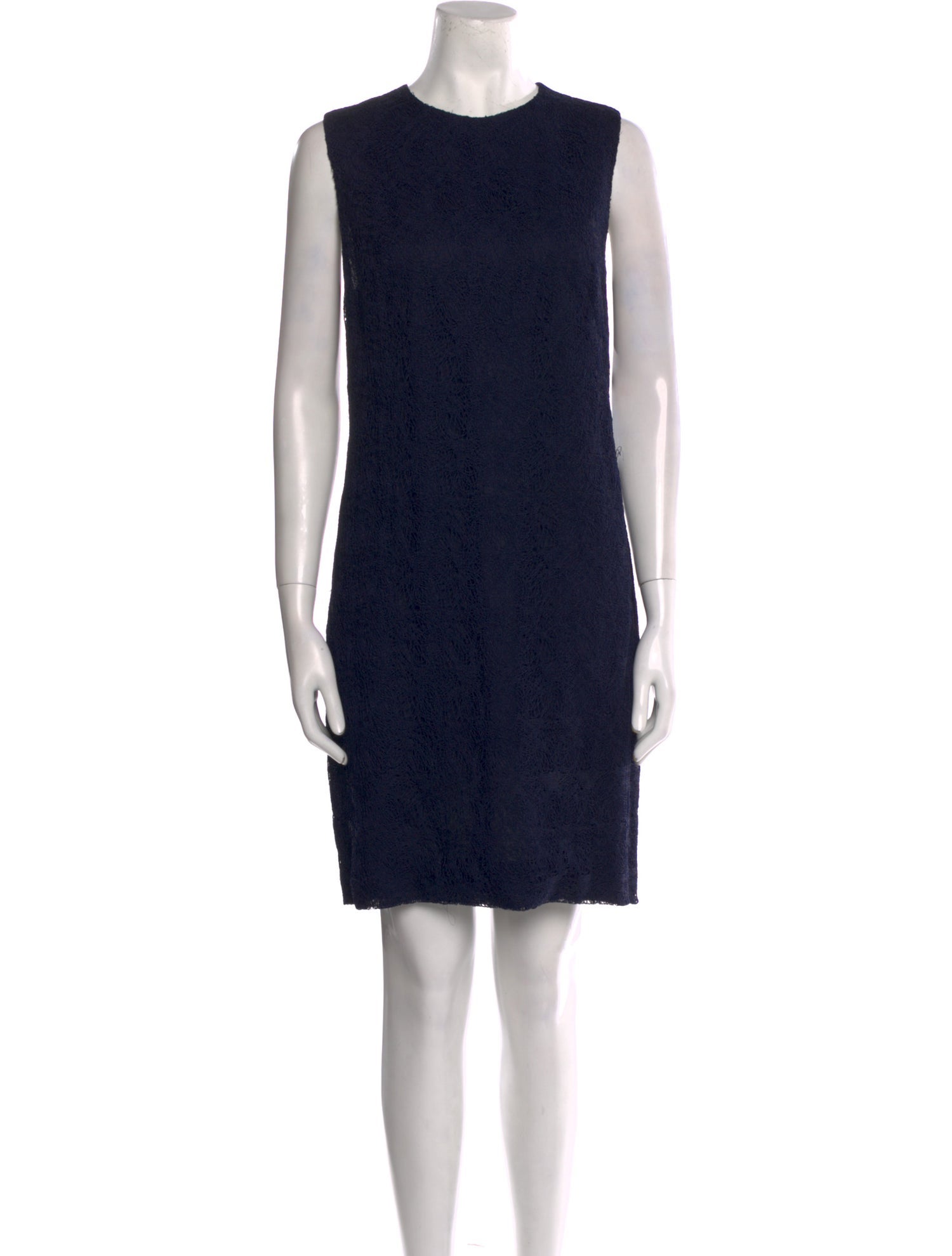 Akris x Bergdorf Goodman Crew Neck Knee-Length Dress
