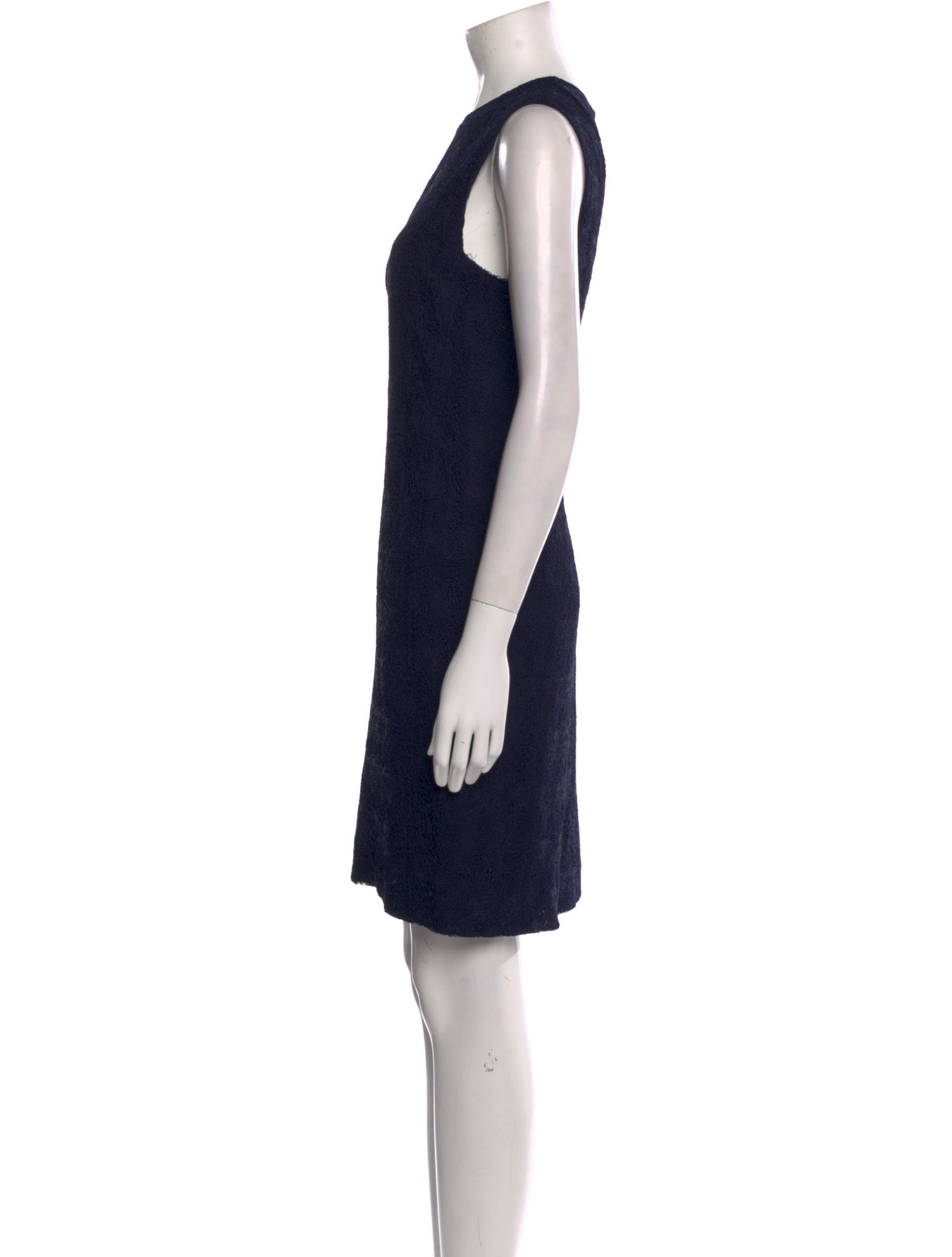 Akris x Bergdorf Goodman Crew Neck Knee-Length Dress