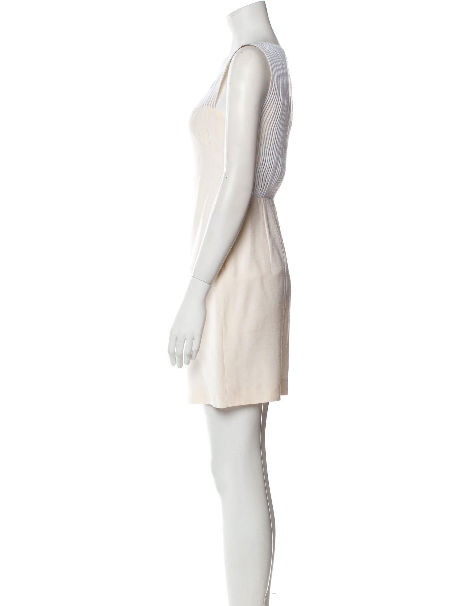 Akris x Bergdorf Goodman Bateau Neckline Mini Dress