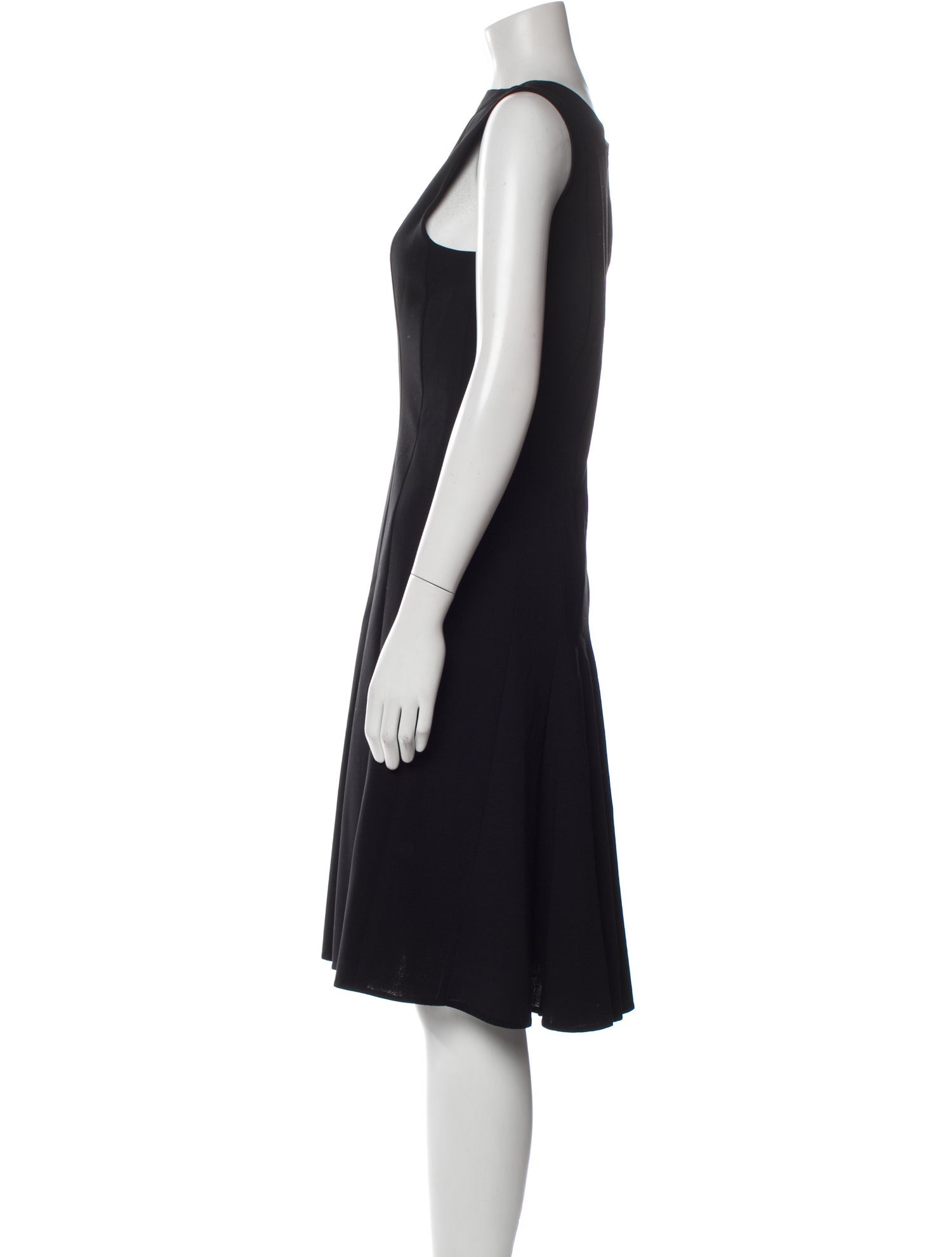 Akris x Bergdorf Goodman Wool Midi Length Dress