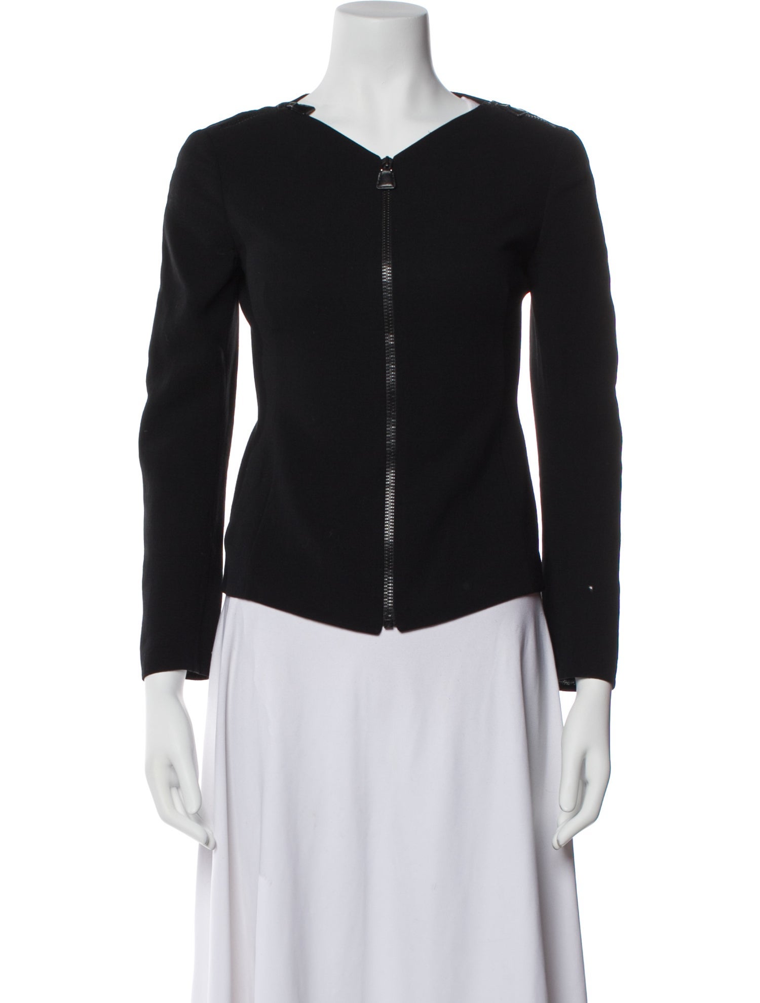 Akris x Bergdorf Goodman Wool Evening Jacket