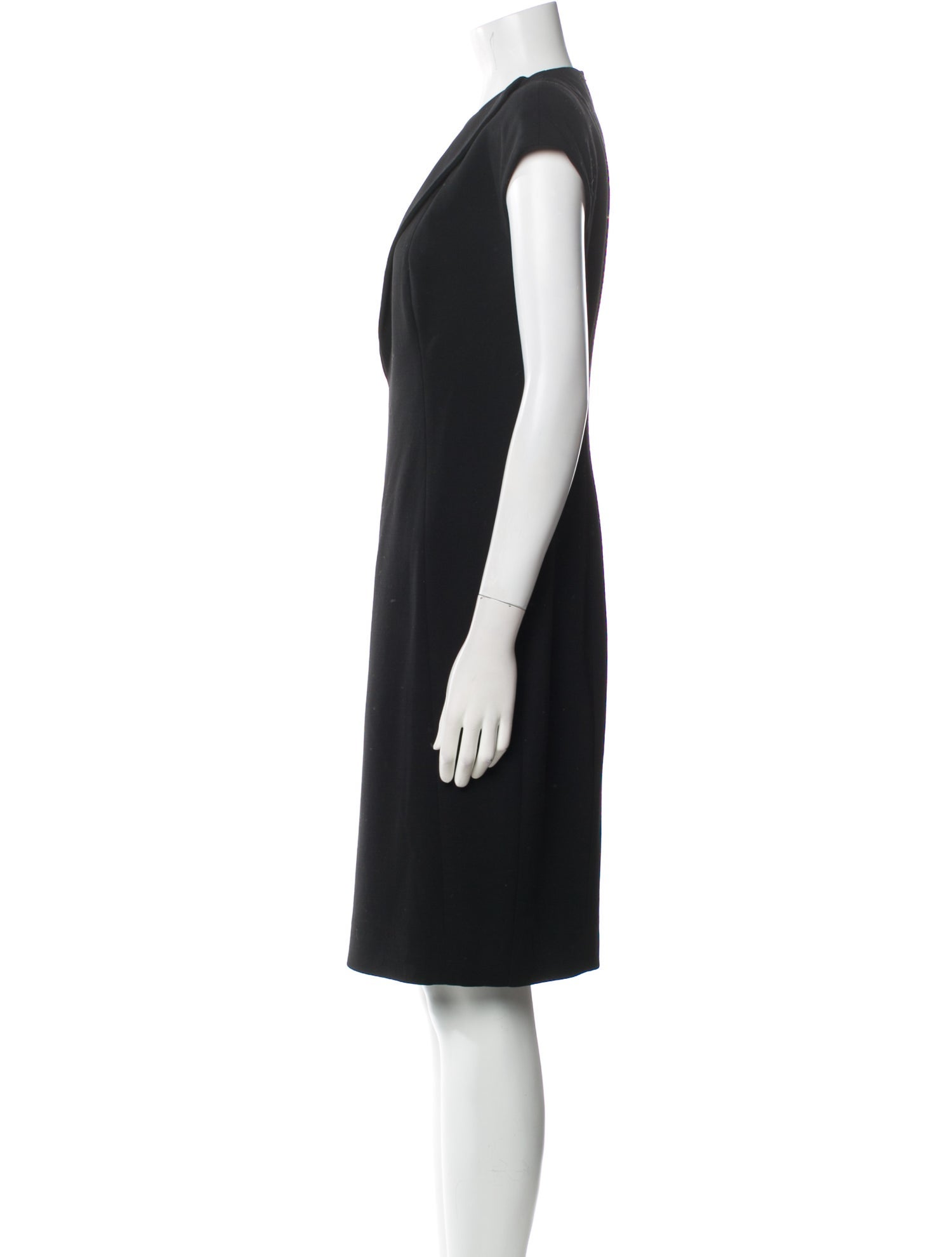 Akris x Bergdorf Goodman Wool Knee-Length Dress