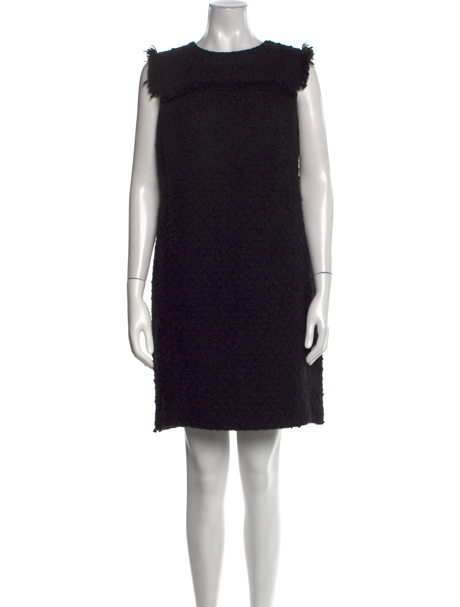 Akris x Bergdorf Goodman Crew Neck Mini Dress