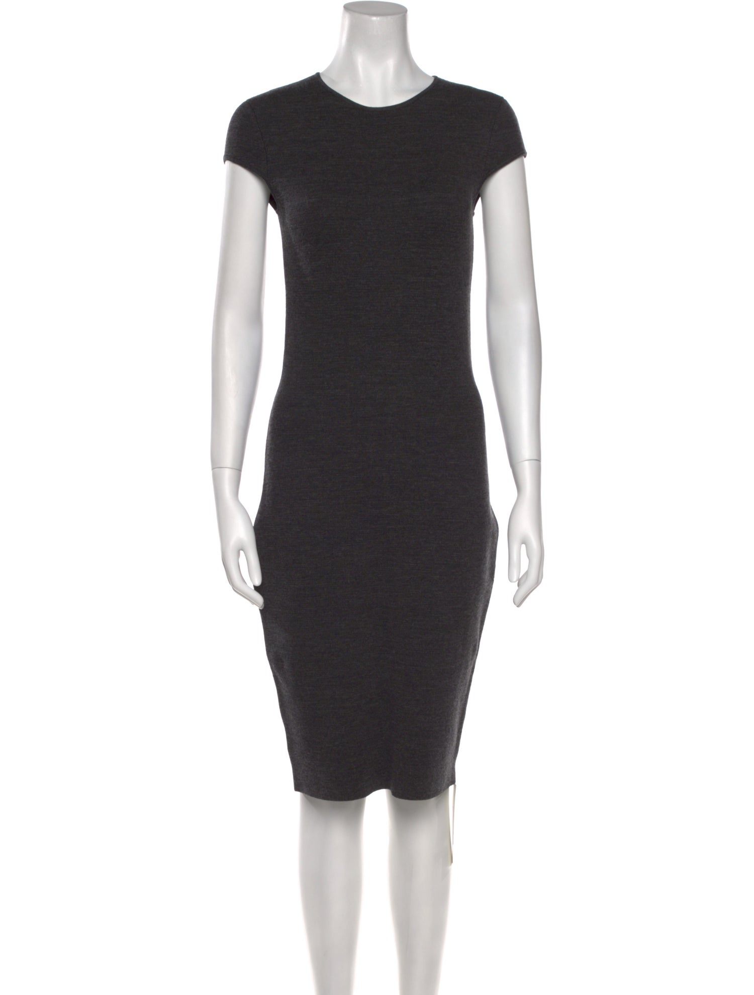 Akris x Bergdorf Goodman Crew Neck Knee-Length Dress