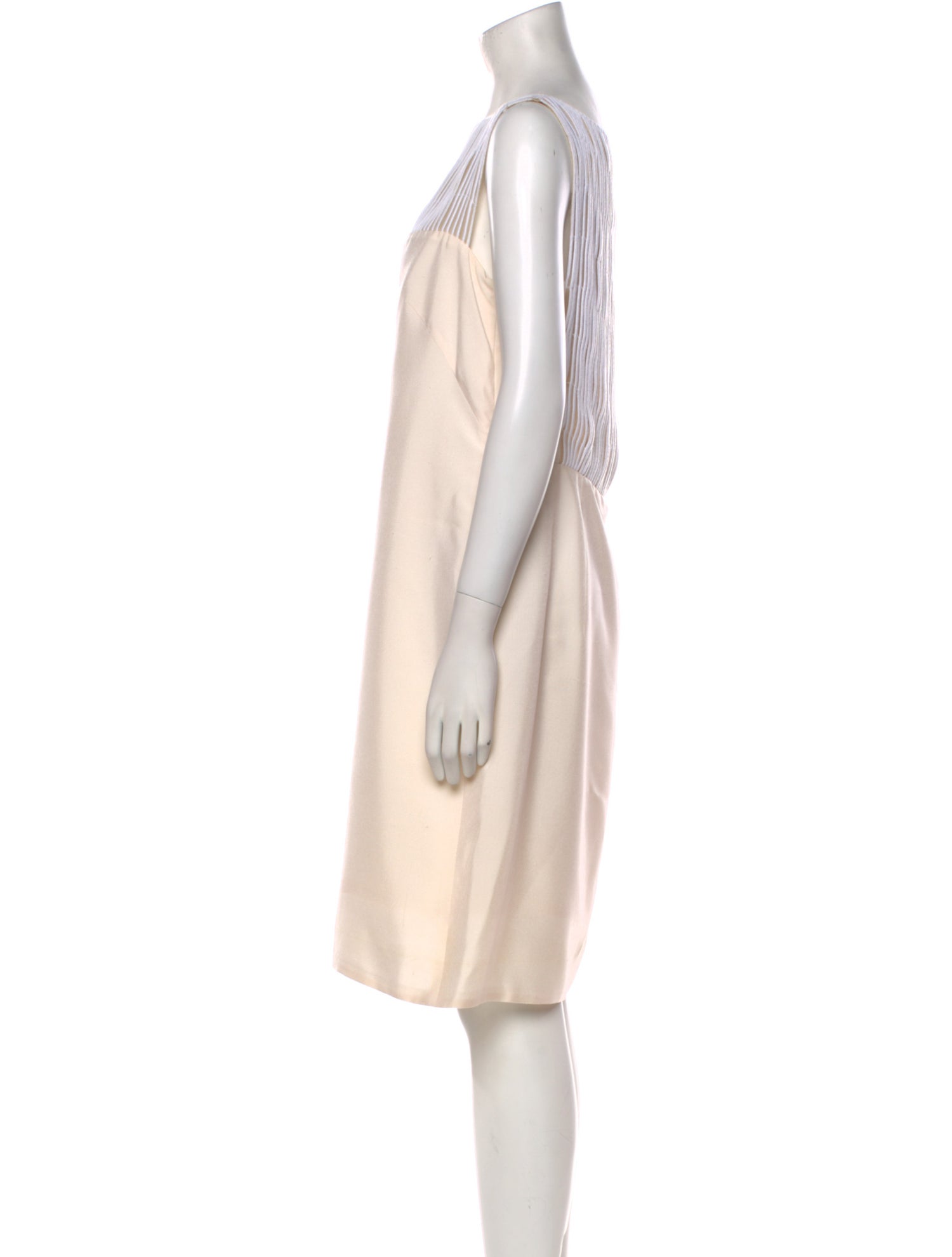 Akris x Bergdorf Goodman Bateau Neckline Knee-Length Dress