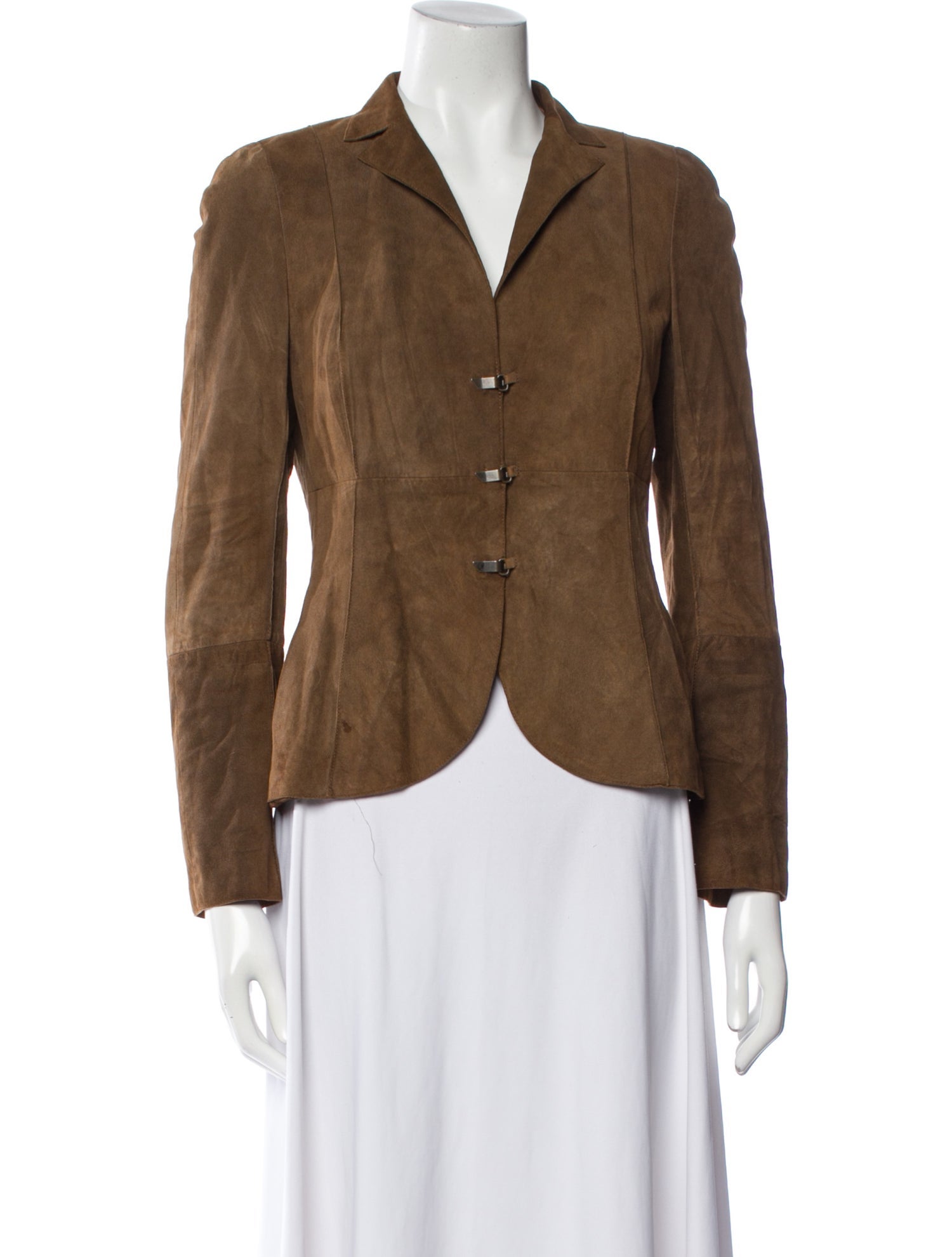 Akris x Bergdorf Goodman Lamb Leather Blazer