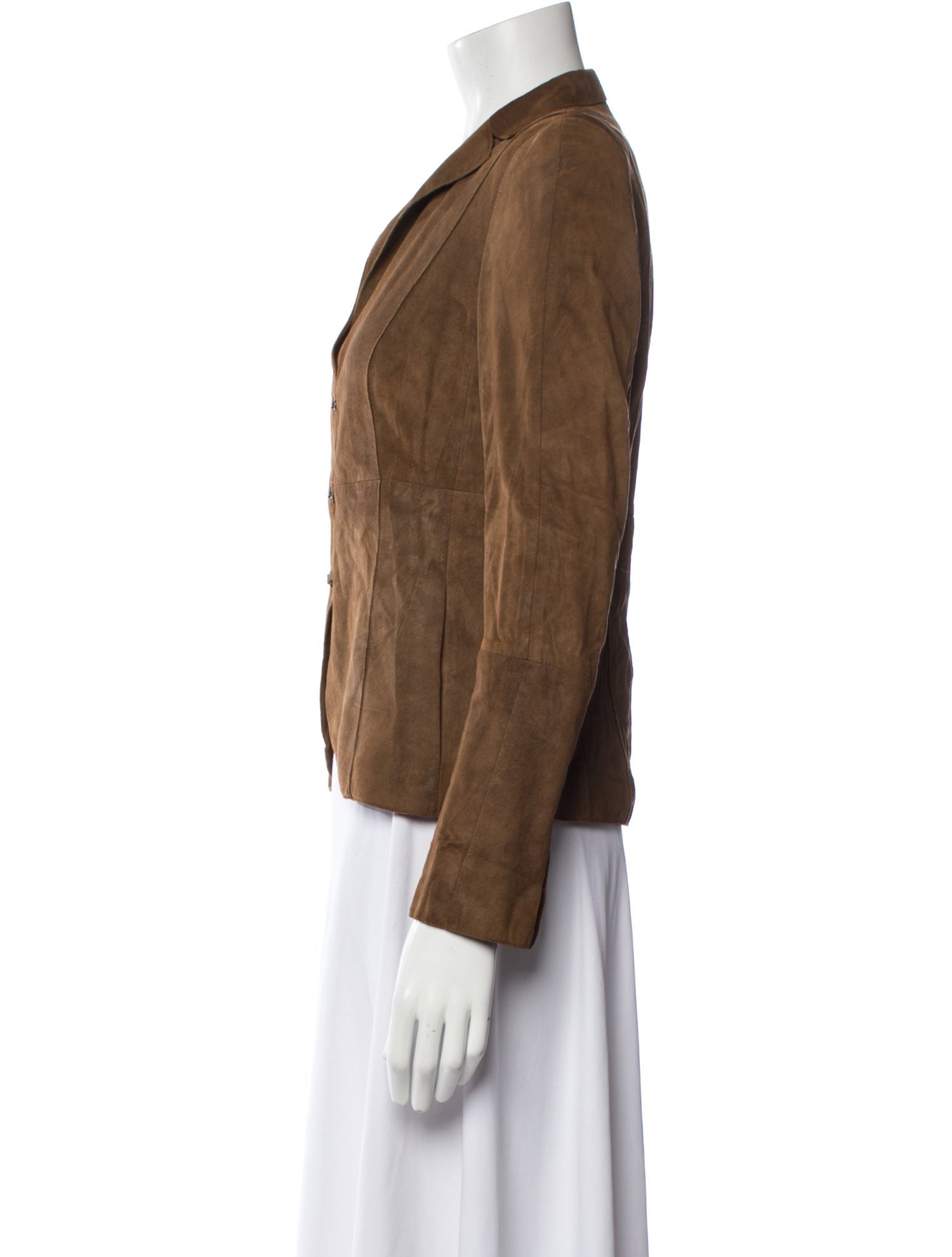 Akris x Bergdorf Goodman Lamb Leather Blazer