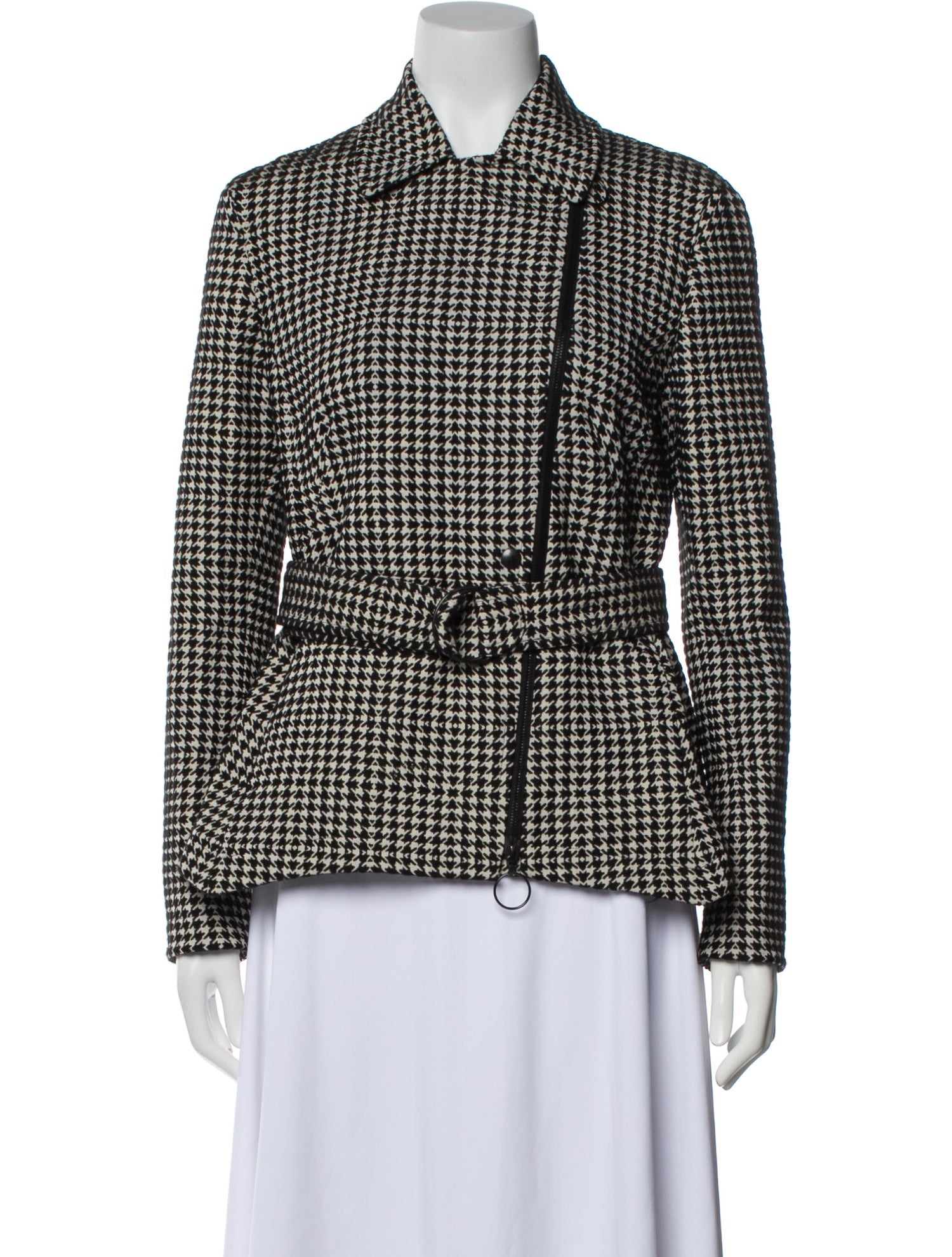 Akris x Bergdorf Goodman Houndstooth Print Jacket